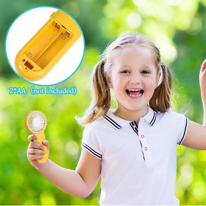 Sumind 100 Pcs Small Personal Portable Fan Mini Handheld Bulk 1 Speed Electric - Image 4