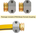 Garden Hose Repair Kits, 2 Pack Brass Water Hose Connector, Fit 3/4" and 5/8" - Image 6
