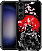for Samsung Galaxy S23 Case, Sakura Japanese Samurai Pattern Graphic Design by FKBRCL4U