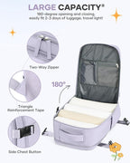 coofay Travel Backpack Carry On Flight Aapproved Personal Item Travel Bag - Image 5