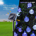 Toodour Solar String Lights Outdoor, 36ft 60 LED Globe String Light - Image 6