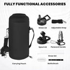 RAYMYLO Insulated Water Bottle 87 oz, Triple Wall Vacuum Stainless Steel - Image 6