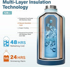 DYSANKY 1 Gallon Water Bottle Insulated | Thickened Stainless Steel Vacuum - Image 3