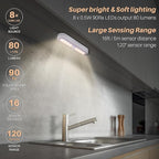 STAR-SPANGLED 3 Pack 7” Motion Sensor Lights Indoor Battery Operated, Stick on - Image 2