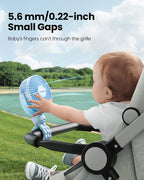 Gaiatop Mini Portable Stroller Fan, Battery Operated Small Clip on, Detachable - Image 2