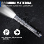 WORKPRO Rechargeable Pen Light, Mini Flashlight, 2 Pack Ultra-Compact EDC - Image 6