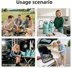 8L/281oz Outdoor Collapsible Water Jug BPA-Free w/Adjustable Faucet - Image 4