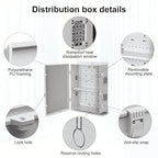 Namunanee Outdoor Electrical Junction Box, ABS Water Resistant Enclosure - Image 6