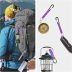 EOTW Paracord Keychain for Men Women Paracord Carabiner Backpack Keychain - Image 2
