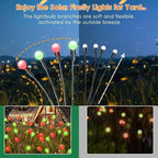 OZS 6Pack Total 48LED Solar Garden Lights Christmas Fairy Outdoor - Image 5