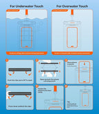 TORRAS 2 Pack IPX8 Waterproof Phone Pouch Floating, Underwater Screen Touchable - Image 9