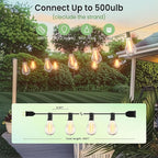 Outdoor String Lights 100FT Waterproof LED Outdoor Lights - Image 3