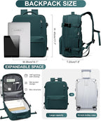 WONHOX Large Travel Backpack Carry on Flight Approved Laptop Work Business - Image 3