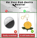 BORKUANA Leather Keychain Holder Case Compatible - Image 3