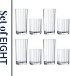 US Acrylic Faceted Clear Plastic Reusable Drinking Glasses 14oz Rocks & 18oz - Image 8