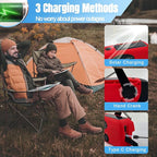 Emergency Hand Crank Weather Radio, AM/FM NOAA Portable Solar Radio - Image 3