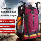 FENGDONG 40L Waterproof Lightweight Hiking, Travel Backpack - Image 4
