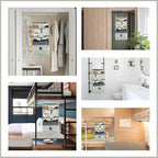 Surblue Hanging Closet Storage Bag Collapsible 3-Shelf Washable Oxford Fabric - Image 7