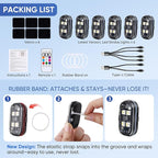 Upgraded 4LEDs 6PCS Wireless LED Strobe Lights - Image 7