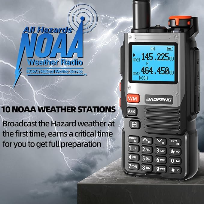 BaoFeng Radio Ham Radio Handheld K61 8W Rechargeable Walkie Talkies 2600mAh - Image 7