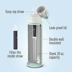 Brita Stainless Steel Premium Filtering Water Bottle, Replaces 300 Plastic - Image 4