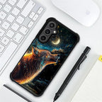 for Samsung Galaxy S23 FE Case, Star Cave Hungry Wolf Pattern Graphic Design - Image 7