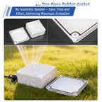 NineLeaf White Junction Box, IP65 Waterproof ABS Plastic Electrical Enclosure - Image 3