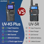 BAOFENG K5PLUS Radio Ham Radio 10W Rechargeable Walkie Talkies Long Range UV32 - Image 3