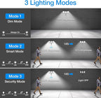 Solar Lights Outdoor, 7000 LM Super Bright Dual Motion Sensor Lights, Aluminum - Image 6
