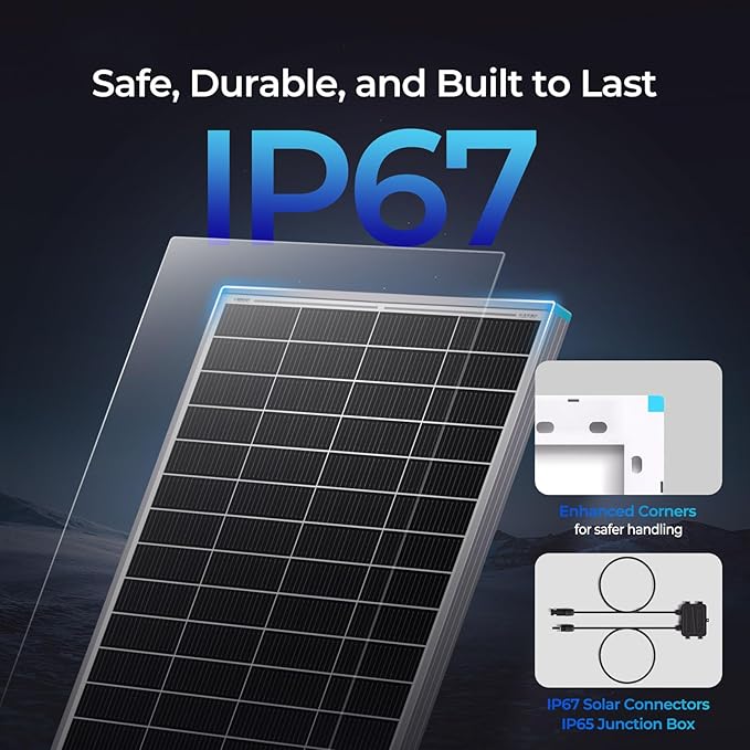 Renogy Solar Panels 175 Watt 16BB N-Type, 12V 175W Solar Panel 25% - Image 6