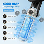 Portable Handheld Fan, 180° Foldable Personal Fans, USB Rechargeable Mini Hand - Image 2