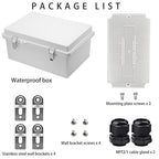 Waterproof Electrical Box with Mounting Plate, IP67 Junction Box Stainless - Image 4