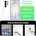 GRECAZO Slim Borderless for Samsung Galaxy S26 Ultra Phone Case 6.9" Ultra-Thin - Image 2