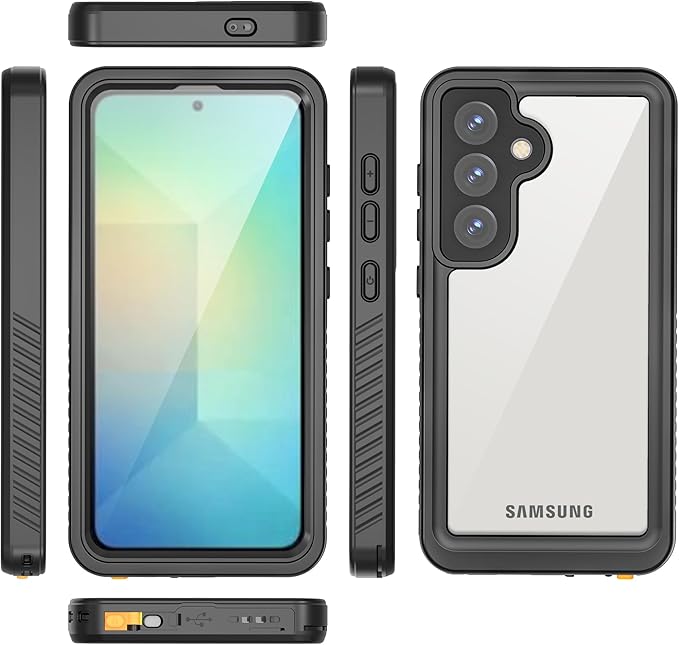 for Samsung Galaxy S25 Case, IP68 Waterproof Dustproof Case, Full Body Heavy - Image 7