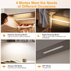 Gritin 14.7inch Under Cabinet Lighting Rechargeable 2 Pack- 3 Color Temps&5 - Image 6
