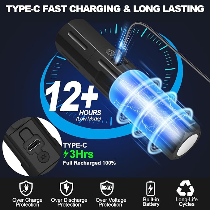 Banral Rechargeable Flashlights High Lumens - Image 5