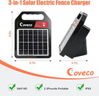 3in1 20Miles Solar Electric Fence Charger - Image 5