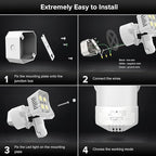SANSI 36W 3600LM Motion Sensor Outdoor Lights, 000 Hrs Lifespan LED Flood Light - Image 6