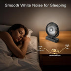 10000mAh Magnetic Cruise Golf Cart Fan, Camping Fans - Image 7