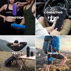 Collapsible Water Bottles，2 pack BPA Free Travel Silicone Water Bottle - Image 6