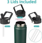 Konokyo 18 oz Insulated Water Bottle Stainless Steel Sport Bottles - Image 3
