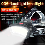 DARKBEAM COB Floodlight Headlamp USB Rechargeable - Image 2