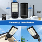 Solar Street Lights Outdoor, 21000LM 6500K Motion Sensor Solar Lights Waterproof - Image 6