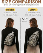 Tuwubi Crossbody Bags for Women, Sling Bag for Men, Small Hiking Backpack Anti - Image 5