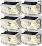 Aootek New Solar Motion Sensor Lights 120 LEDs by Lightupeveryconer