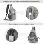 G4Free Canvas Sling Bag Crossbody Backpack - Image 4