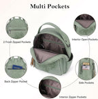 Mini Backpack Purse for Women, Embossed Vegan Leather Small Backpack Fashion - Image 4
