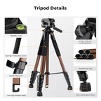 K&F CONCEPT Camera Tripod, Cellphone Clip - Image 10