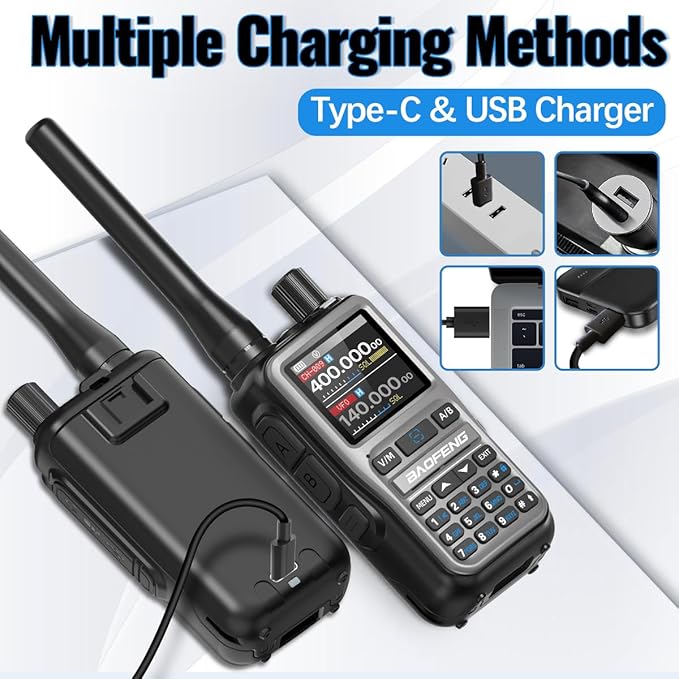 BAOFENG UV-5R MINI Ham Radio Handheld UV5R Long Range Walkie Talkies - Image 8