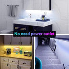 WOBANE 2PCS Rechargeable LED Strip Lights, Dimmable RGB Rope Lighting - Image 9